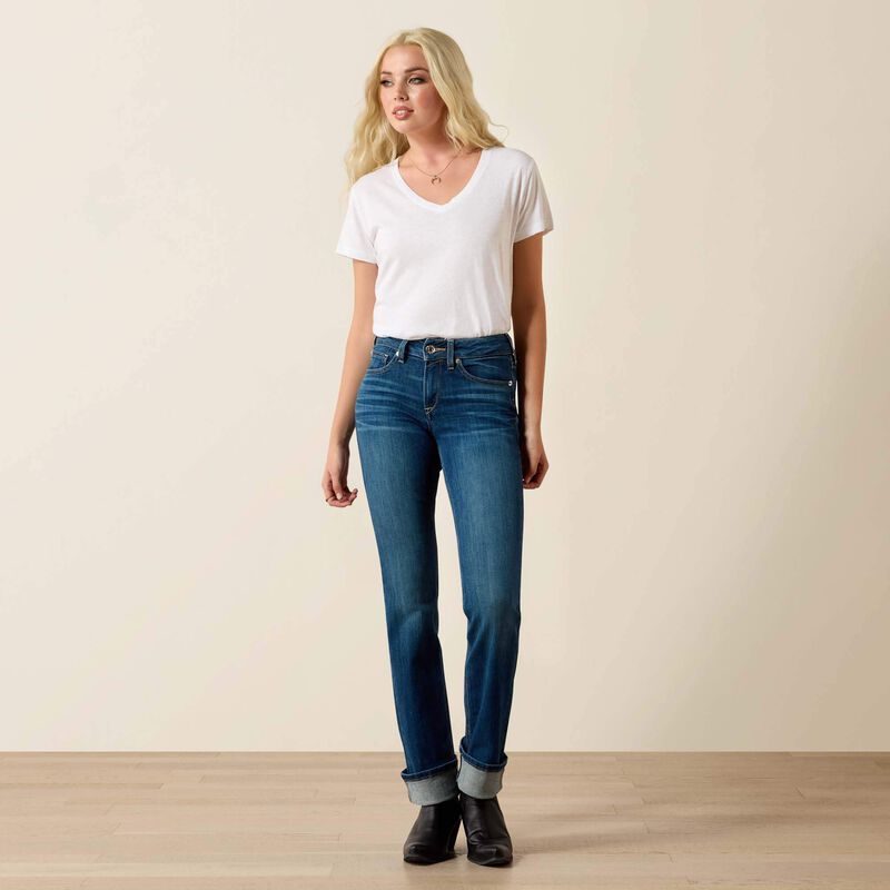 Ariat R E A L perfect rise Abby straight jeans