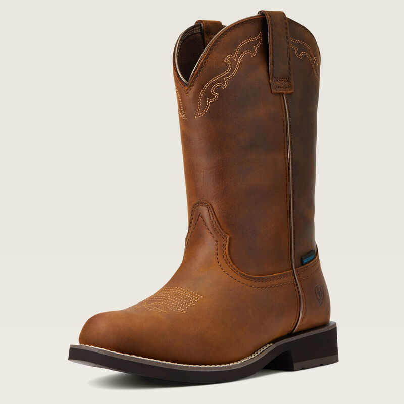 Ariat delilah round toe waterproof western boot
