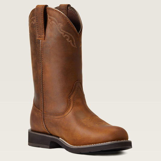 Ariat delilah round toe waterproof western boot
