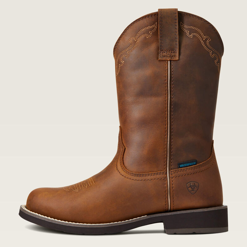 Ariat delilah round toe waterproof western boot