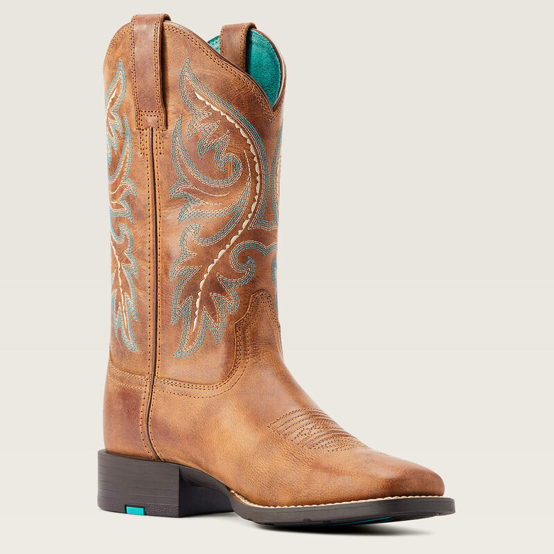 Ariat round up back zip western boot