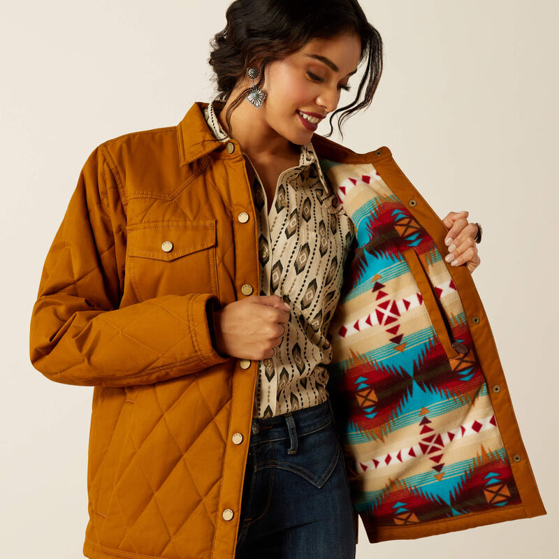 Ariat grizzly quilted barn jacket