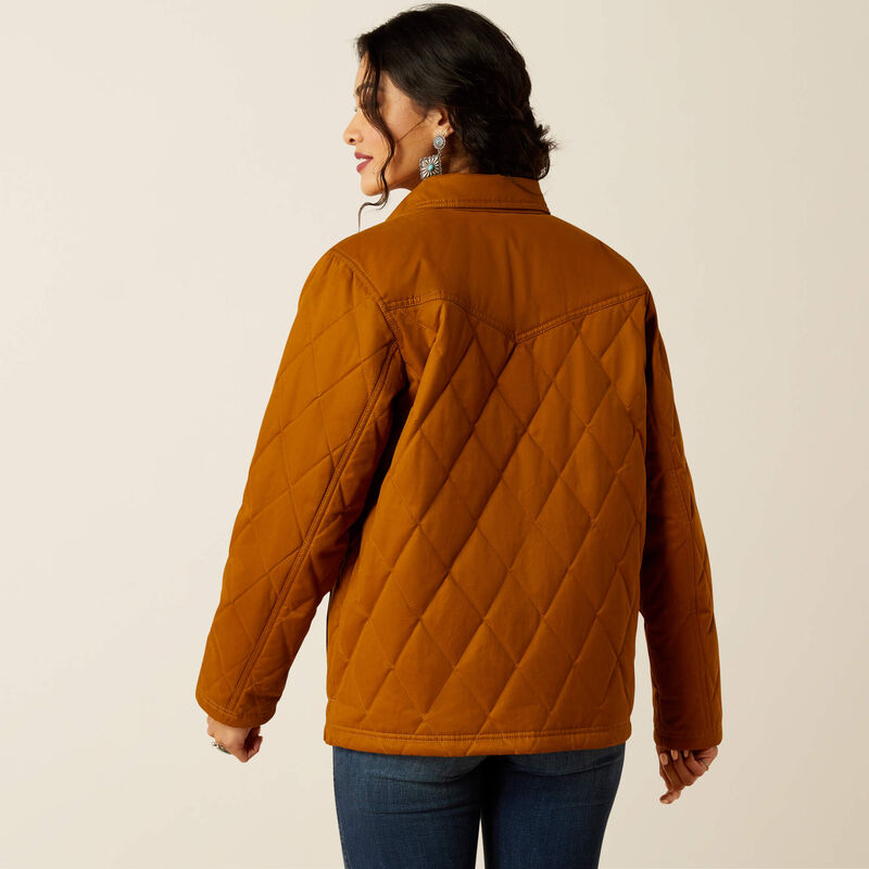 Ariat grizzly quilted barn jacket