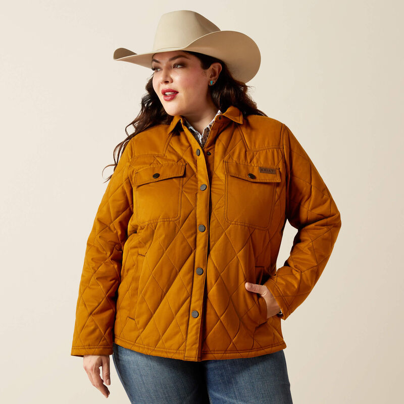 Ariat grizzly quilted barn jacket