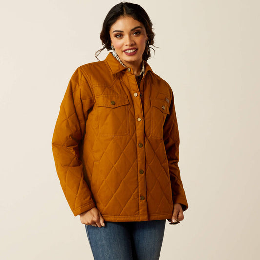Ariat grizzly quilted barn jacket