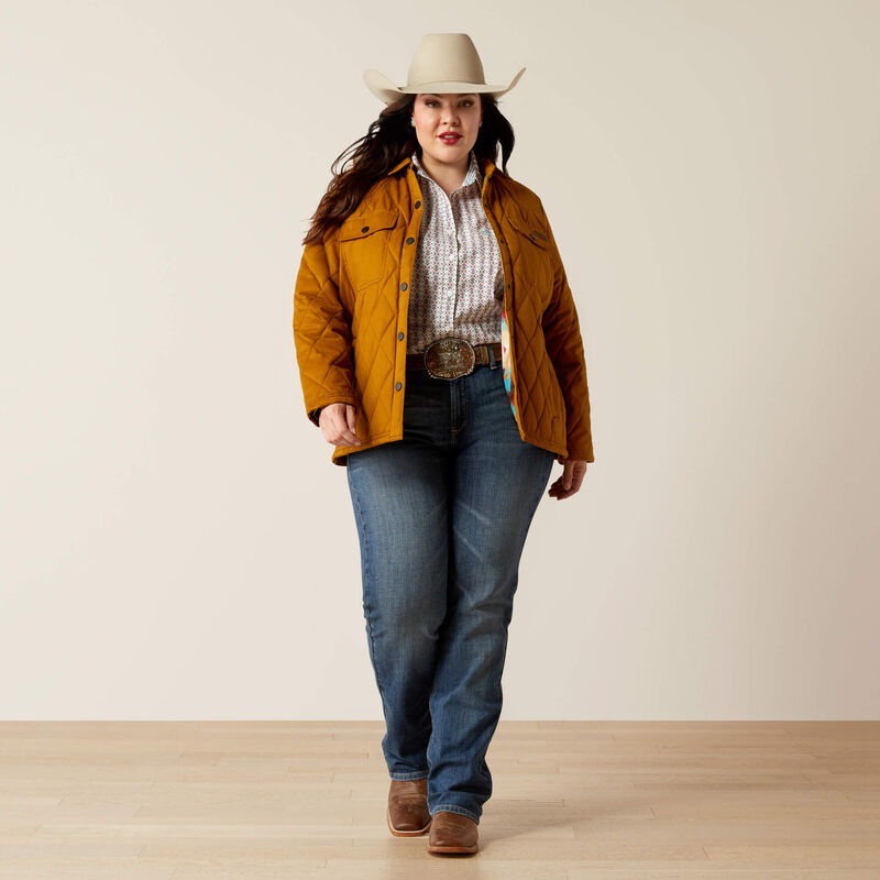 Ariat grizzly quilted barn jacket