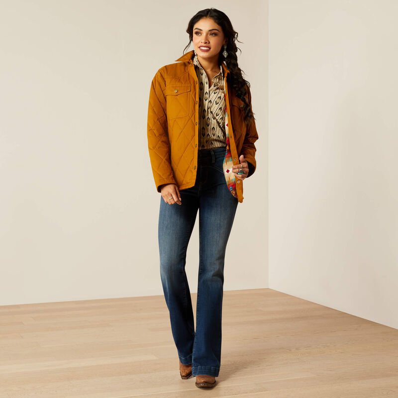 Ariat grizzly quilted barn jacket