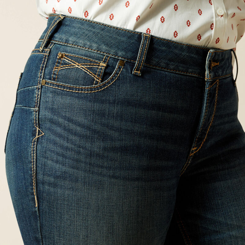 Ariat mid rise sonia boot cut jeans