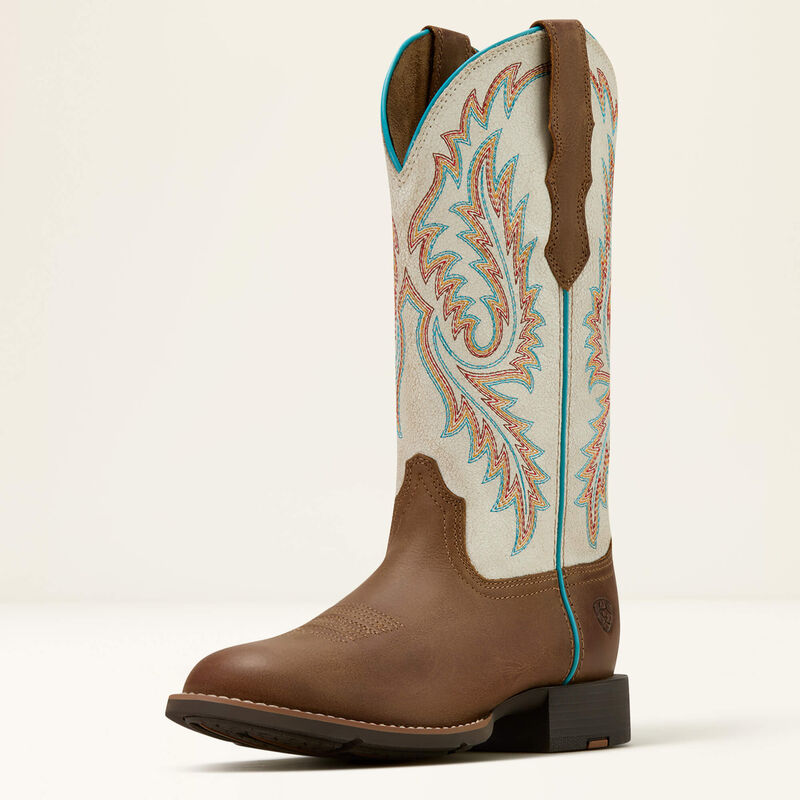 Ariat round up W toe western boot