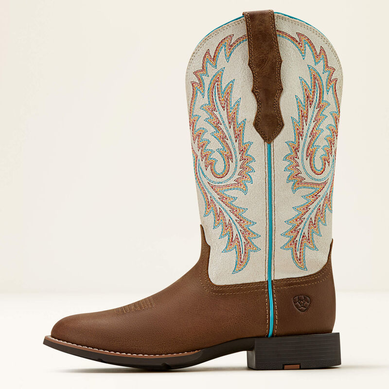 Ariat round up W toe western boot