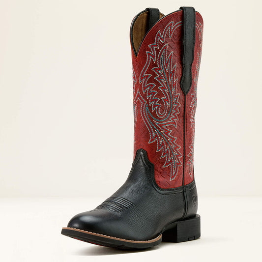 Ariat round up W toe western boot