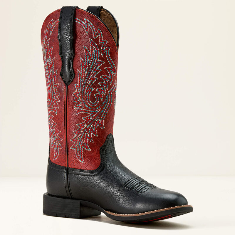 Ariat round up W toe western boot