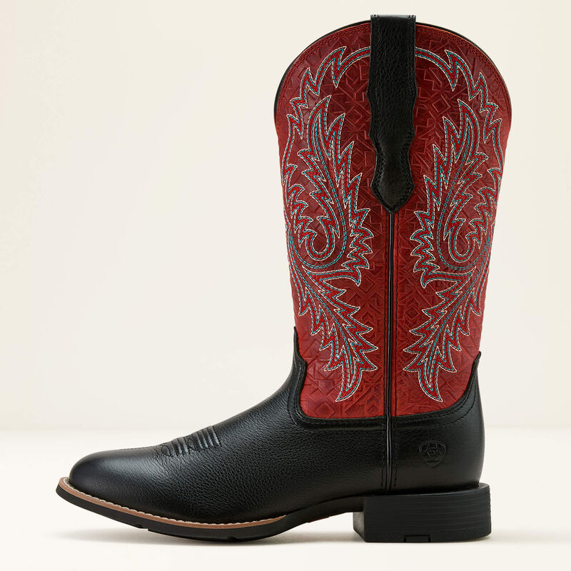 Ariat round up W toe western boot
