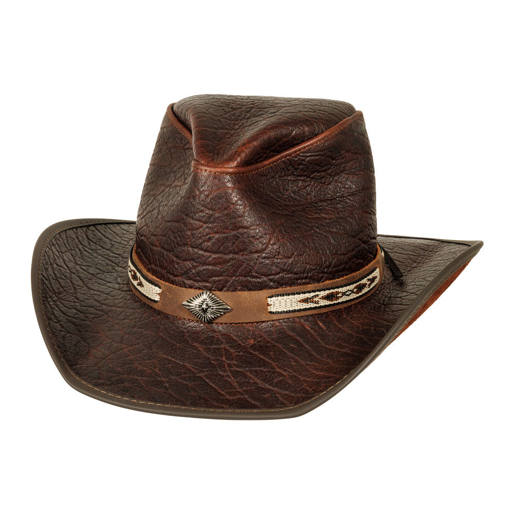 American hat makers Badlands | Buffalo Leather Cowboy Hat