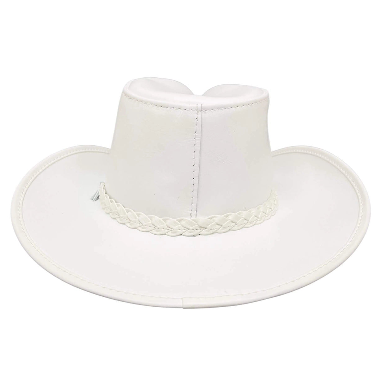 American hat makers Blizzard | White Leather Cowboy Hat