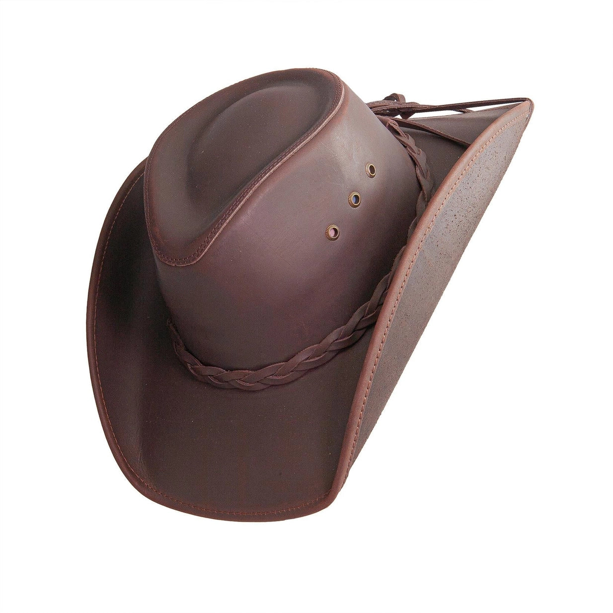 American hat makers Hollywood | Leather Cowboy Hat
