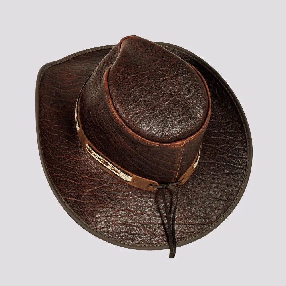 American hat makers Badlands | Buffalo Leather Cowboy Hat