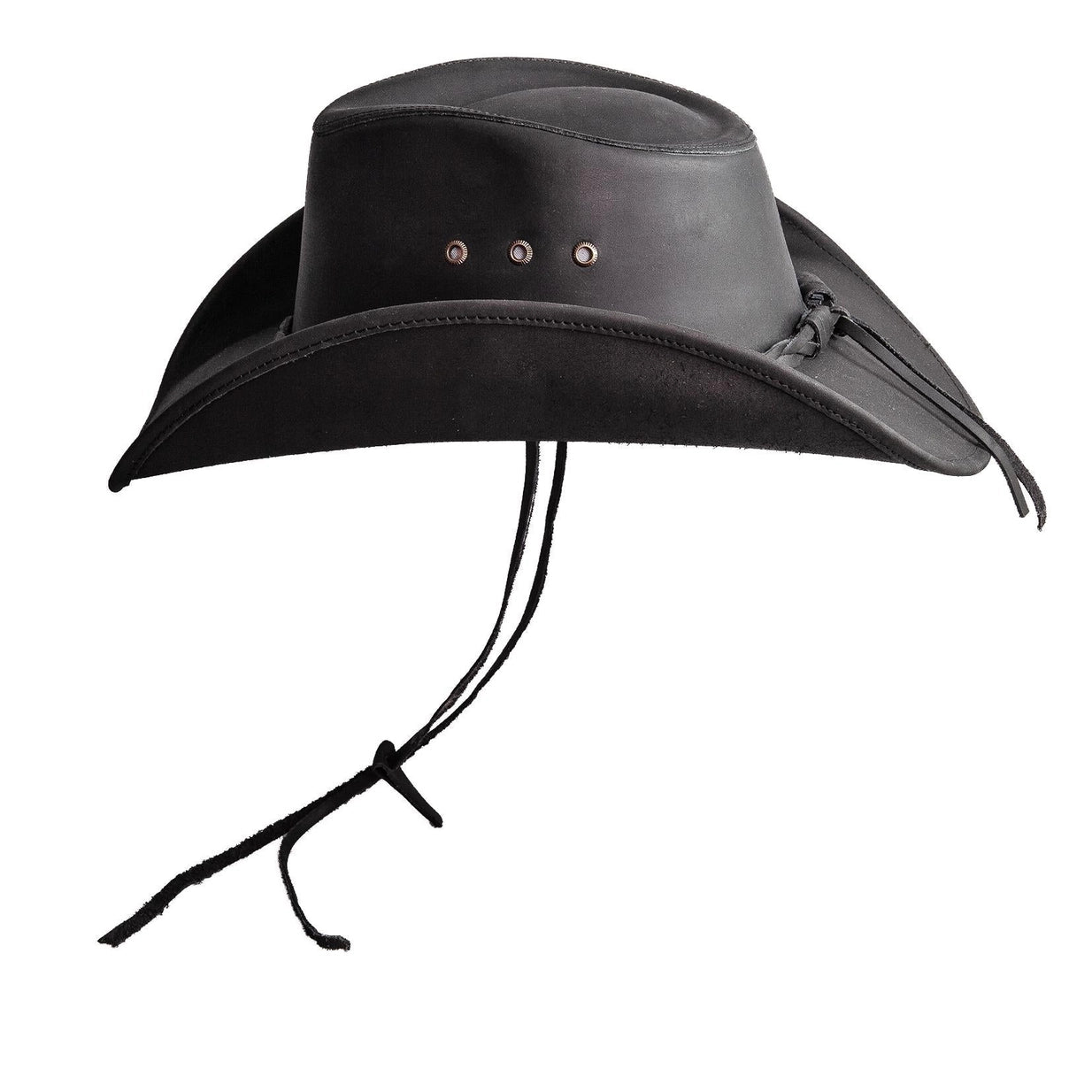 American hat makers Hollywood | Leather Cowboy Hat