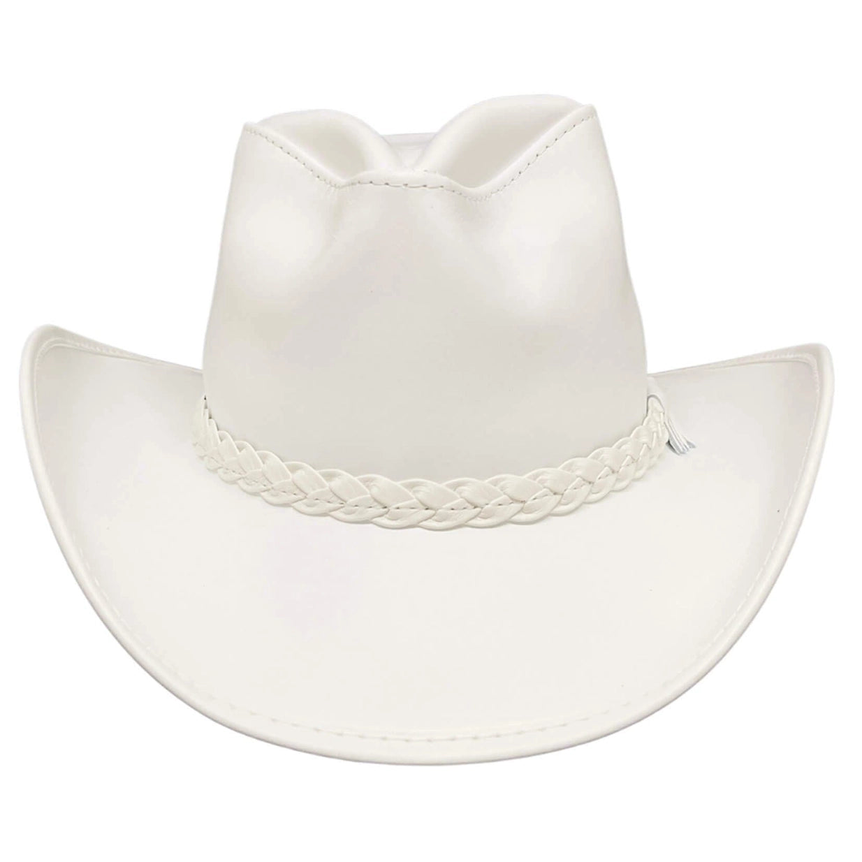 American hat makers Blizzard | White Leather Cowboy Hat