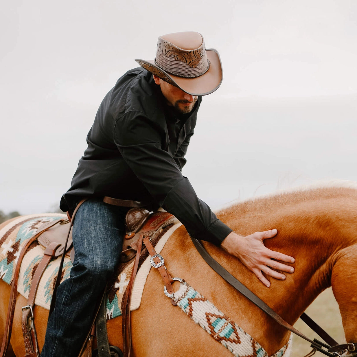 American hat makers Sierra | American Leather Cowboy Hat