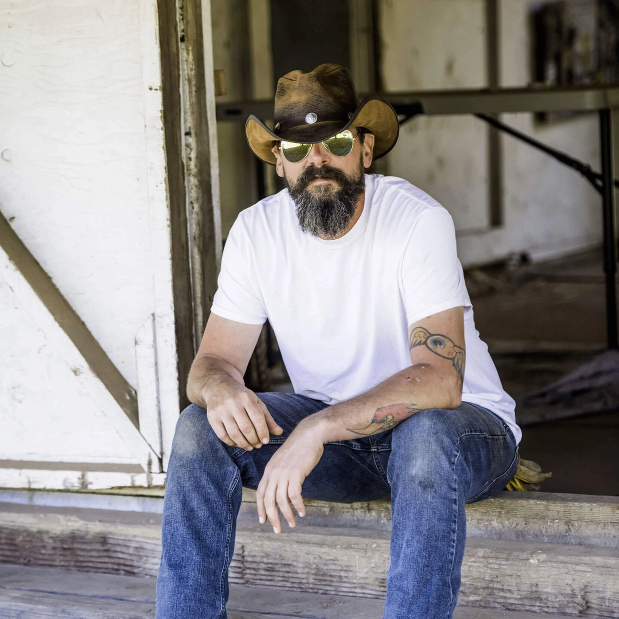 American hat makers Cyclone | American Leather Cowboy Hat