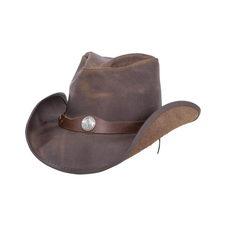 American hat makers Western | American Leather Cowboy Hat