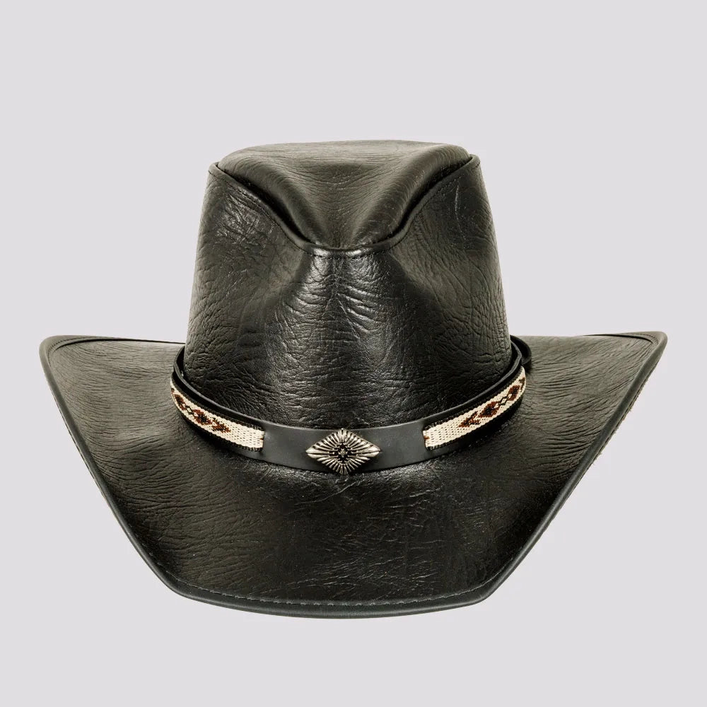 American hat makers Badlands | Buffalo Leather Cowboy Hat