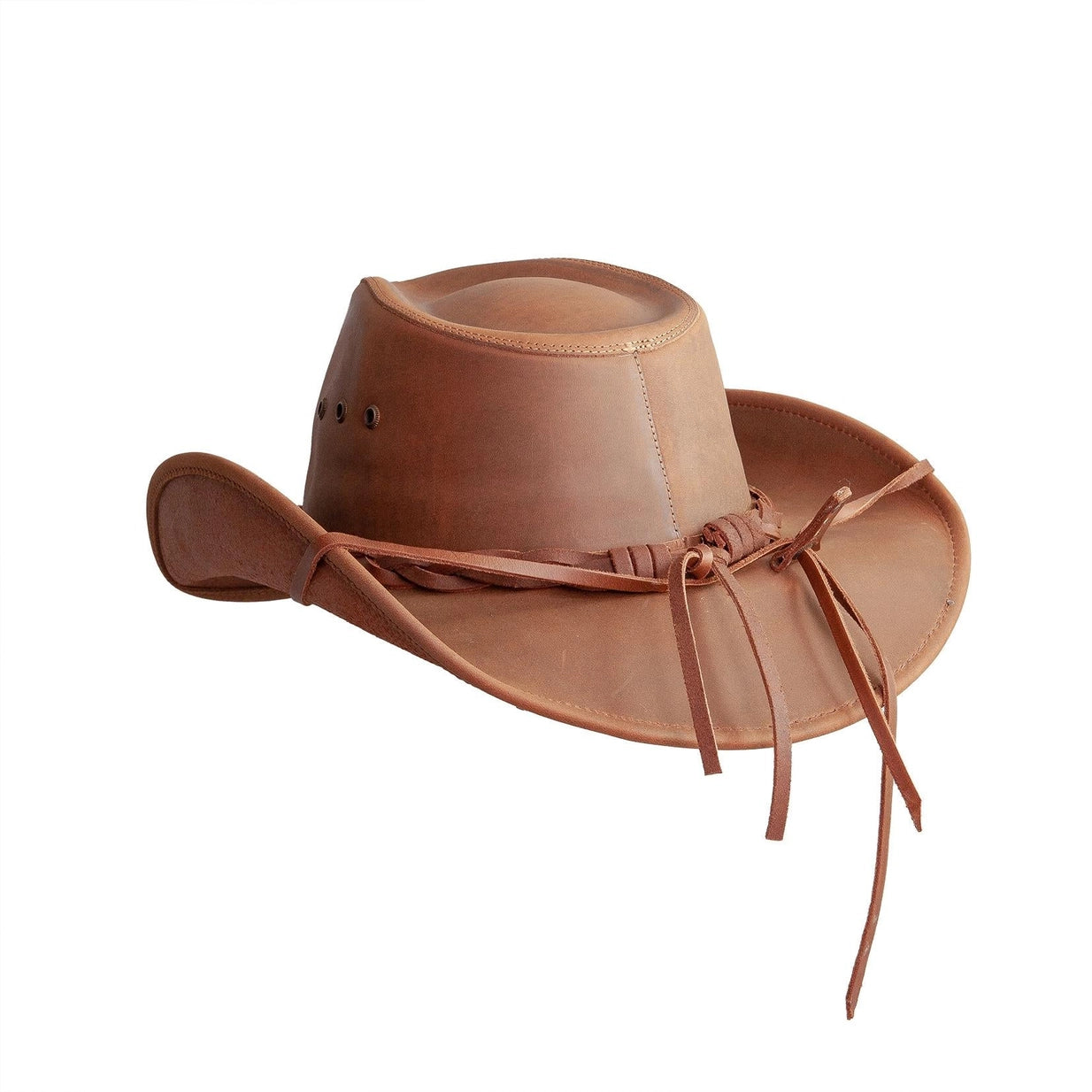 American hat makers Hollywood | Leather Cowboy Hat