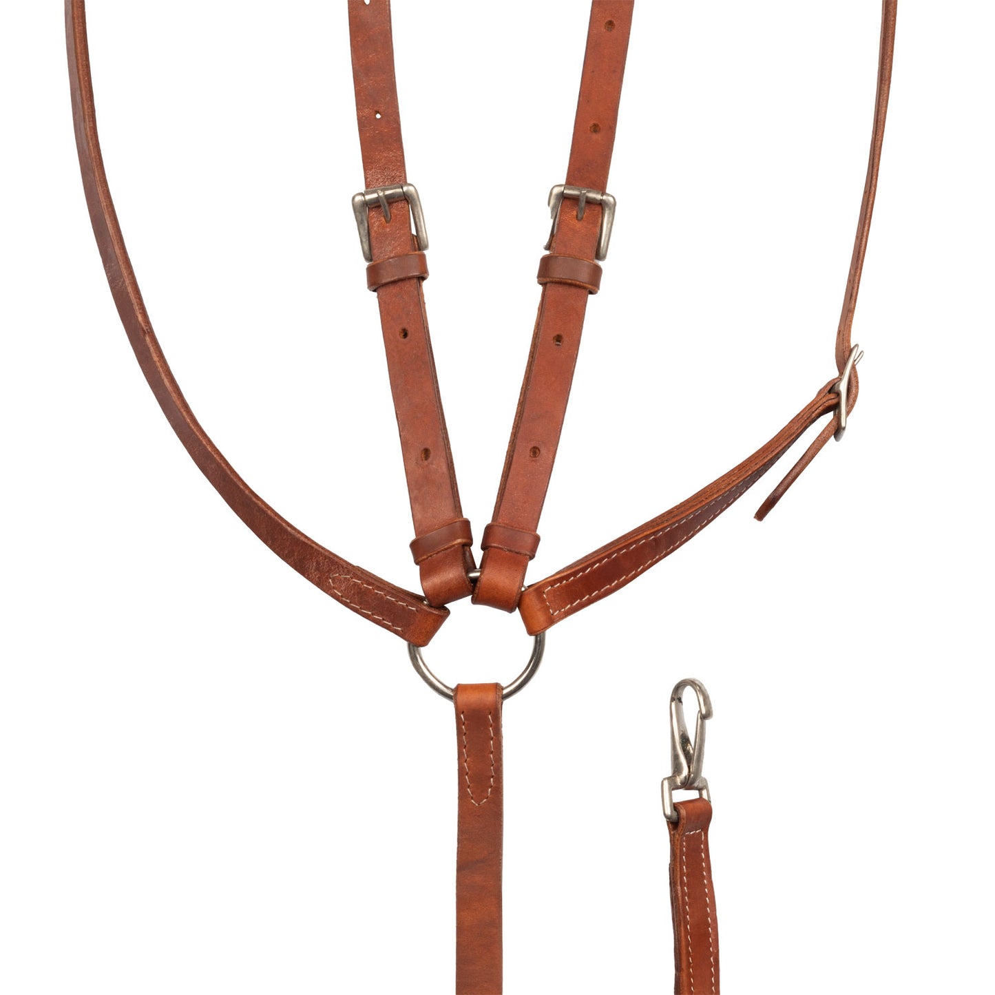 Pool's martingale fat leather necklace PL8054