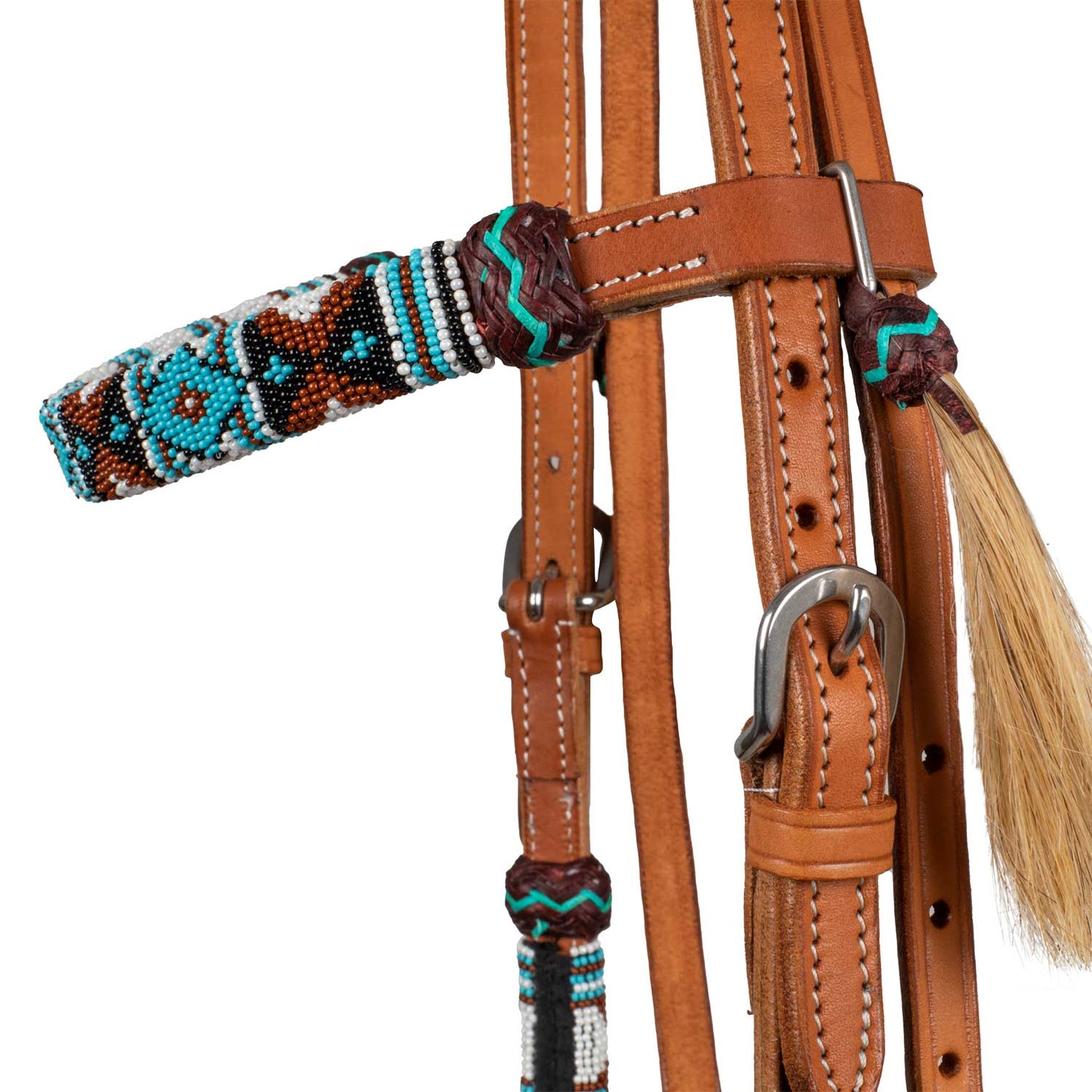 Pool's navajo pearls western bridle PLH01009