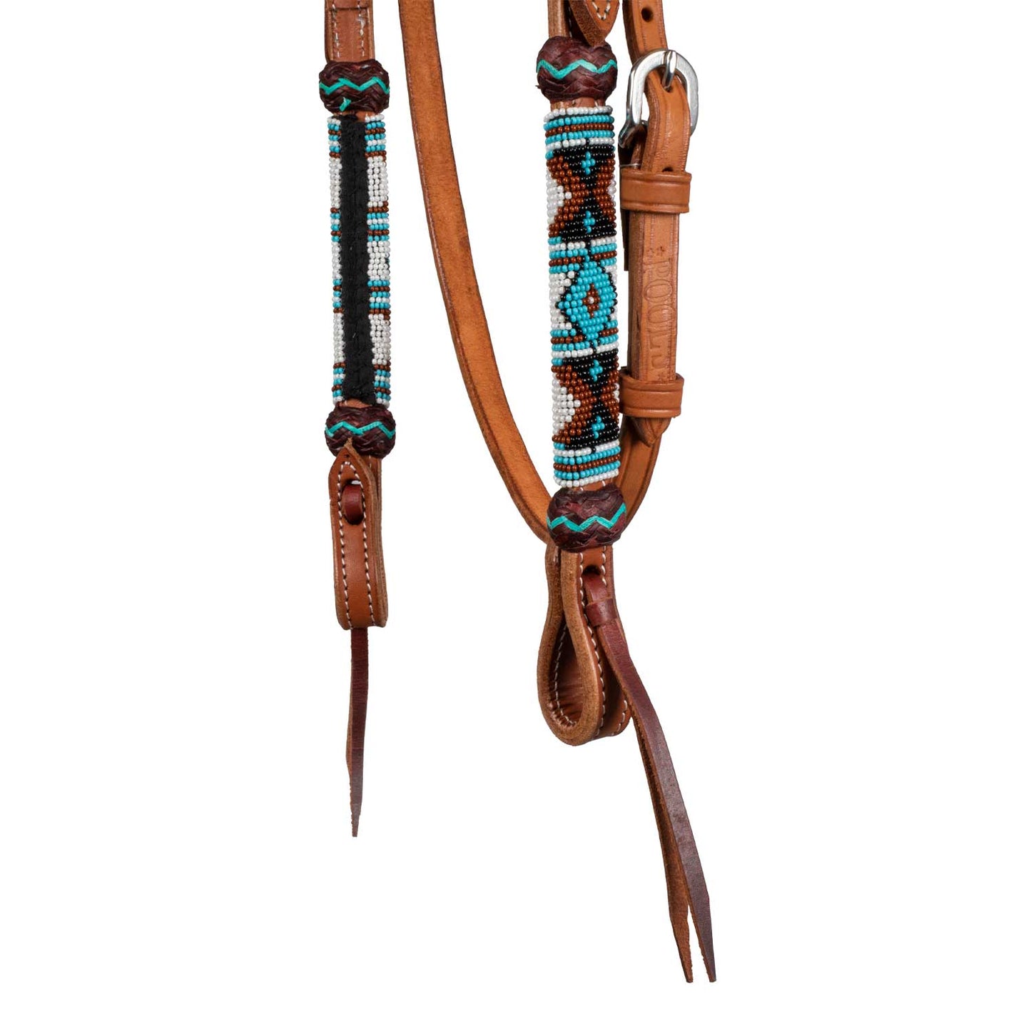 Pool's navajo pearls western bridle PLH01009