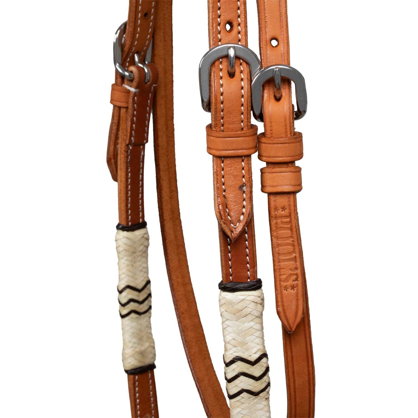 Pool's bosal bridle with horsehair reins PLH01011
