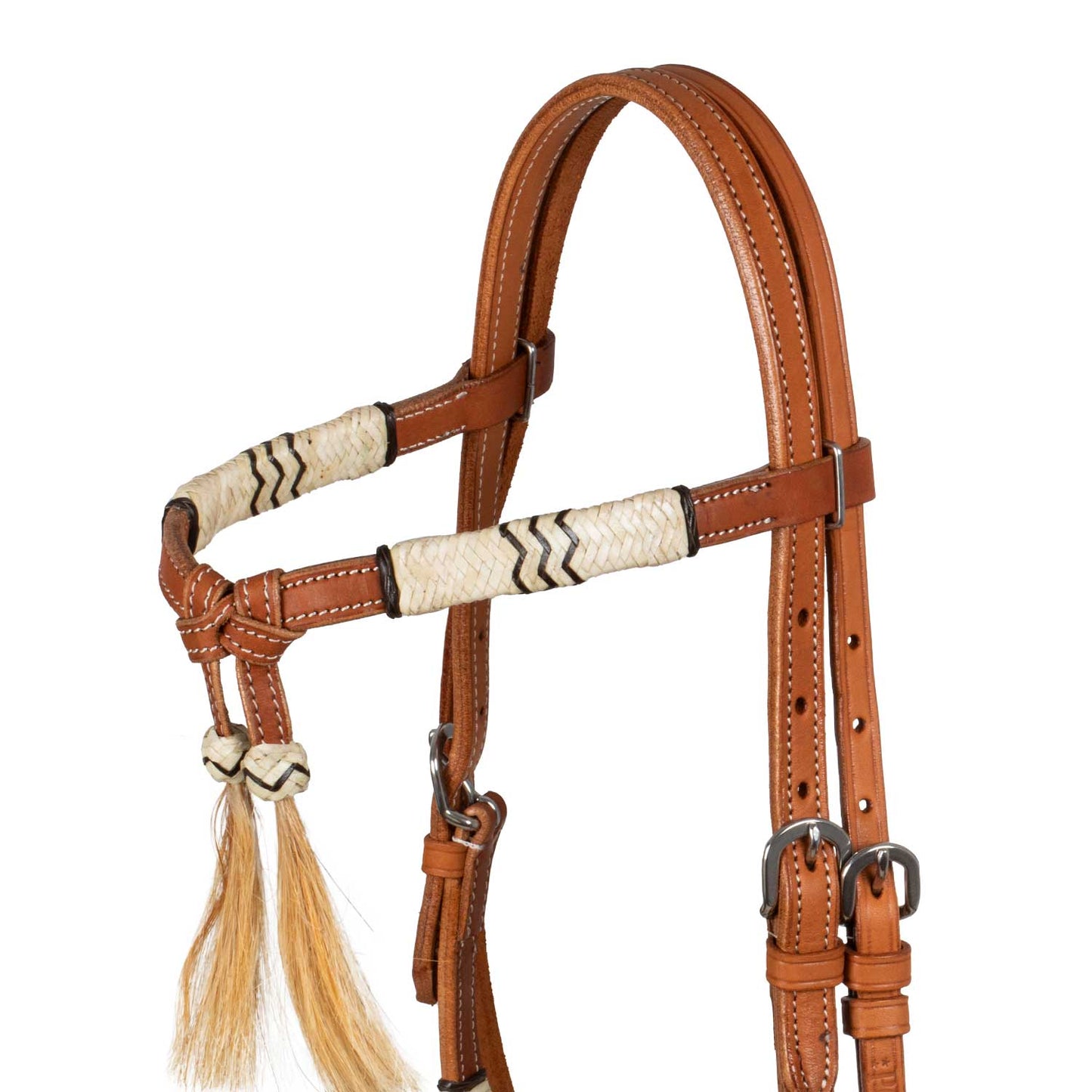 Pool's bosal bridle with horsehair reins PLH01011