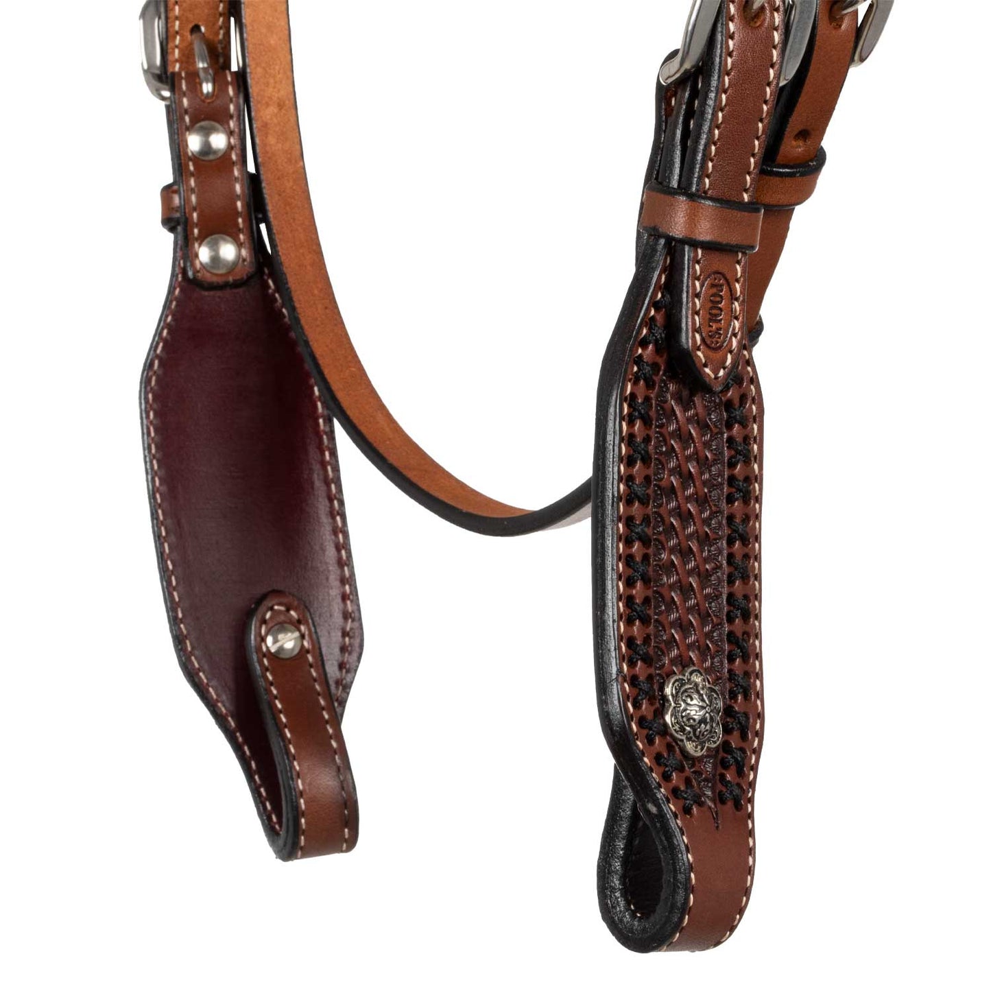 Pool's western bridle with wide browband PLH01023