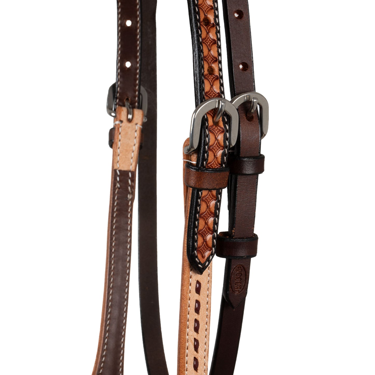 Pool's 2 tone futurity western bridle PLH01028