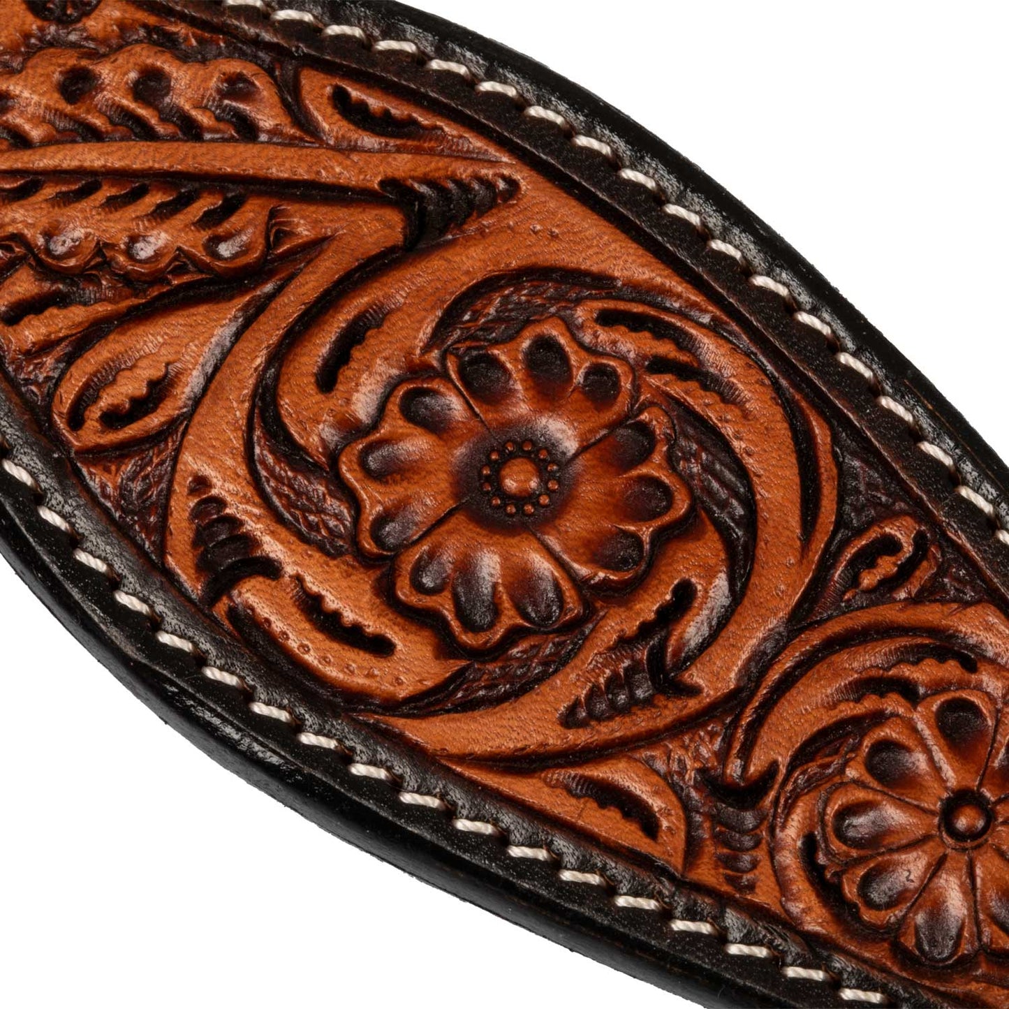 Pool's western reins floral tooling PLH01034