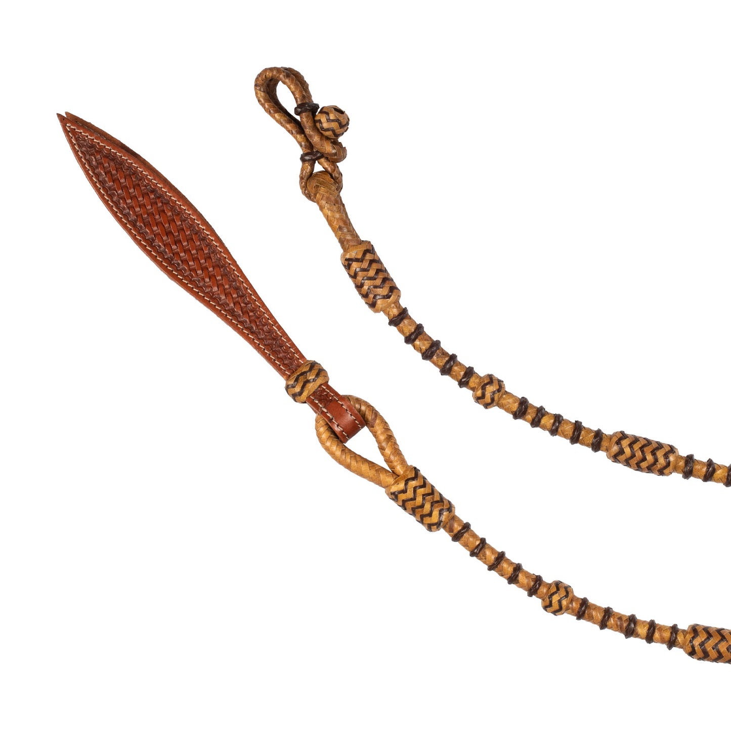 Pool"s raw braided western reins PLH01060