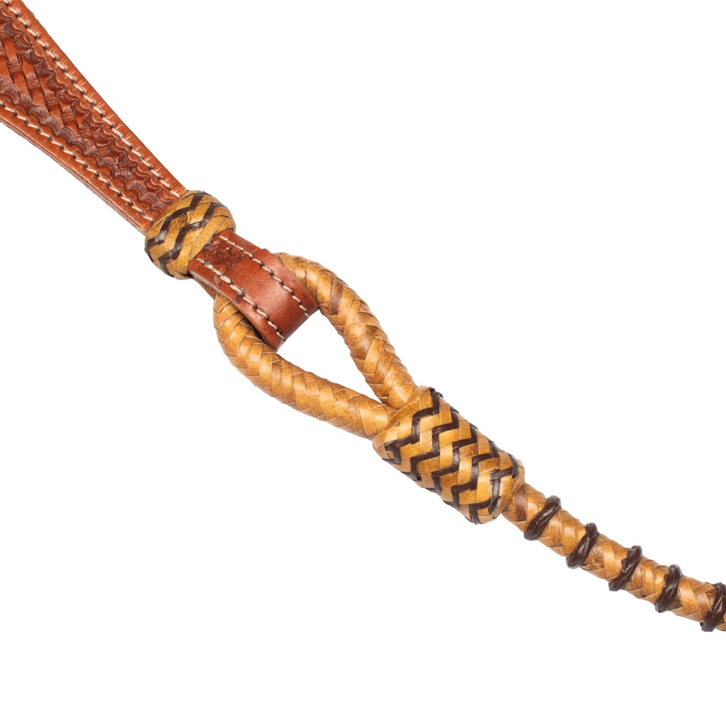 Pool"s raw braided western reins PLH01060