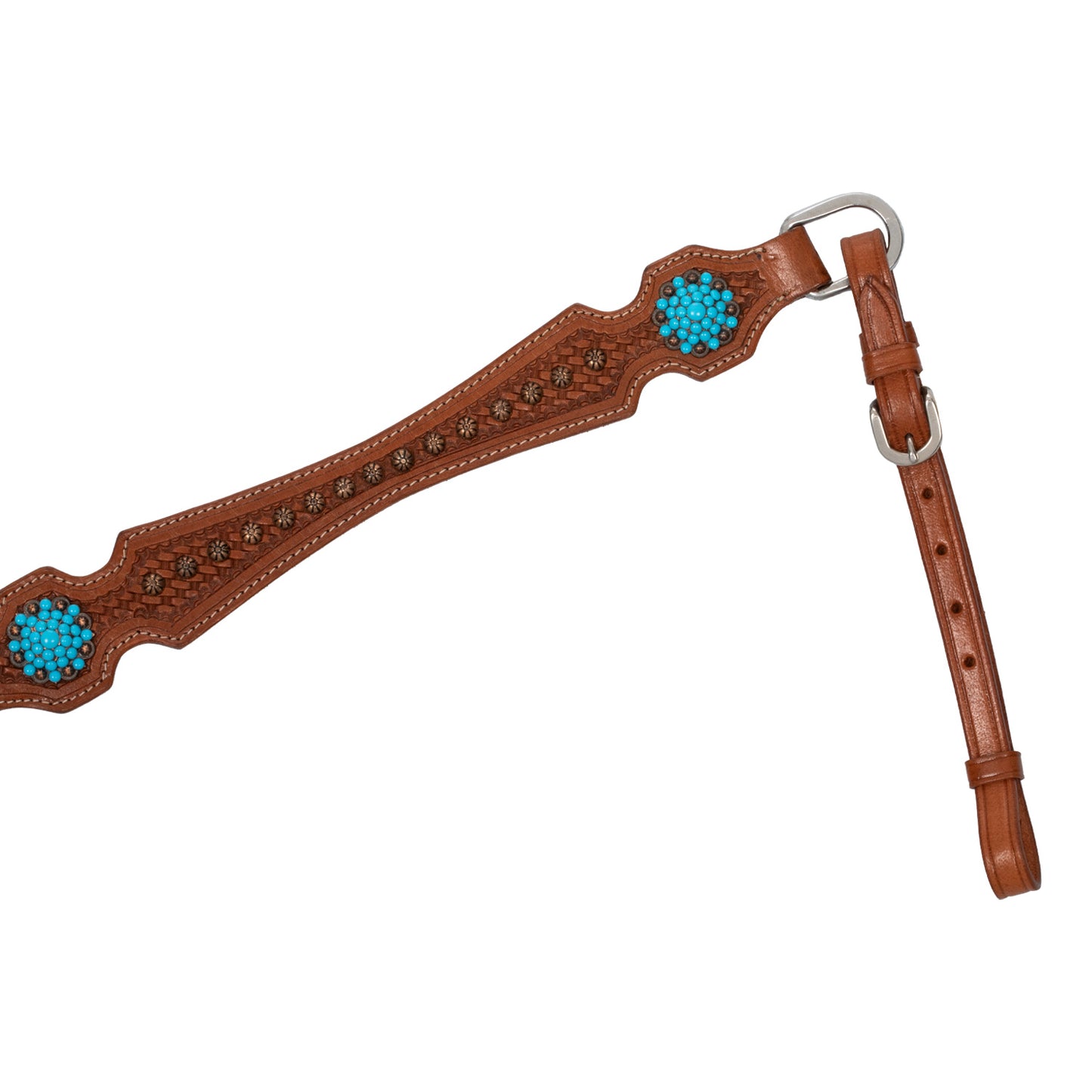 Pool's breastcollar with blue stones PLH02006