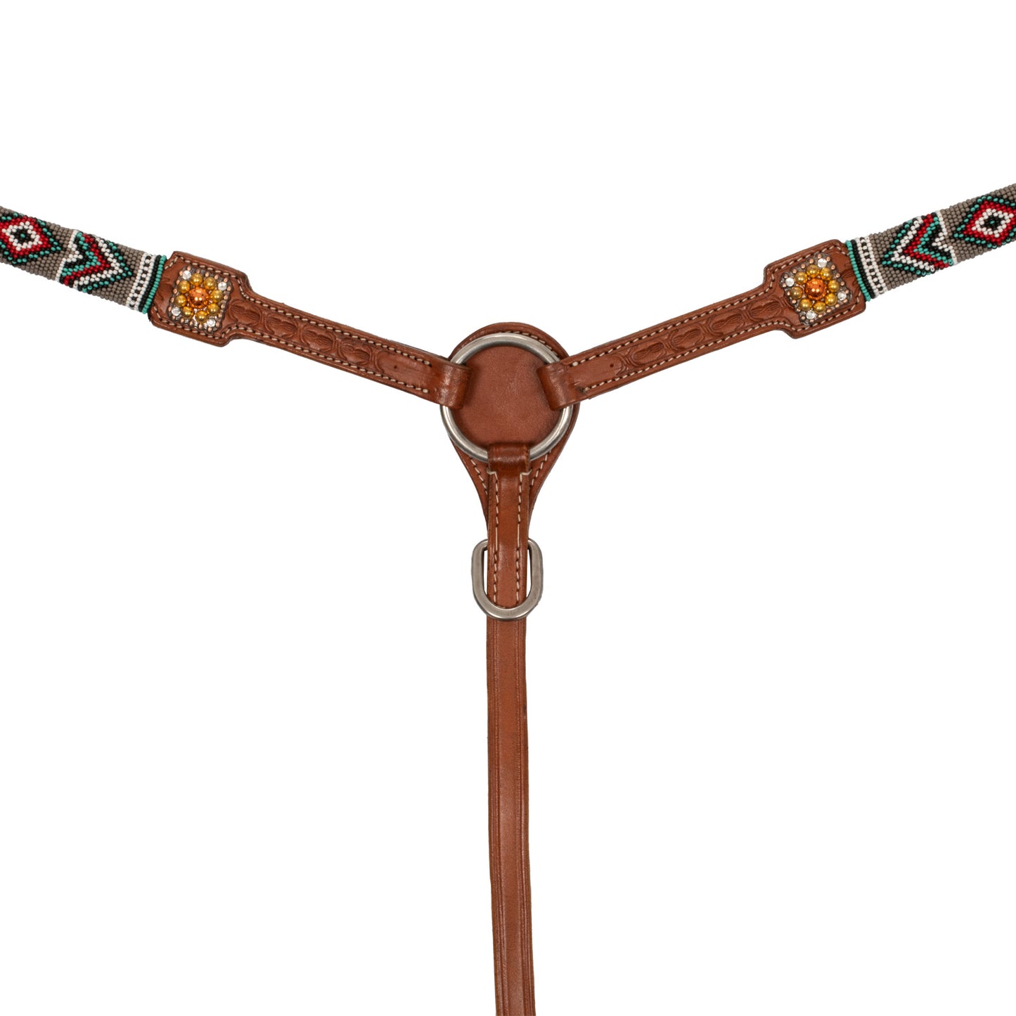 Pool's breastcollar with navajo beaded decorations PLH02007