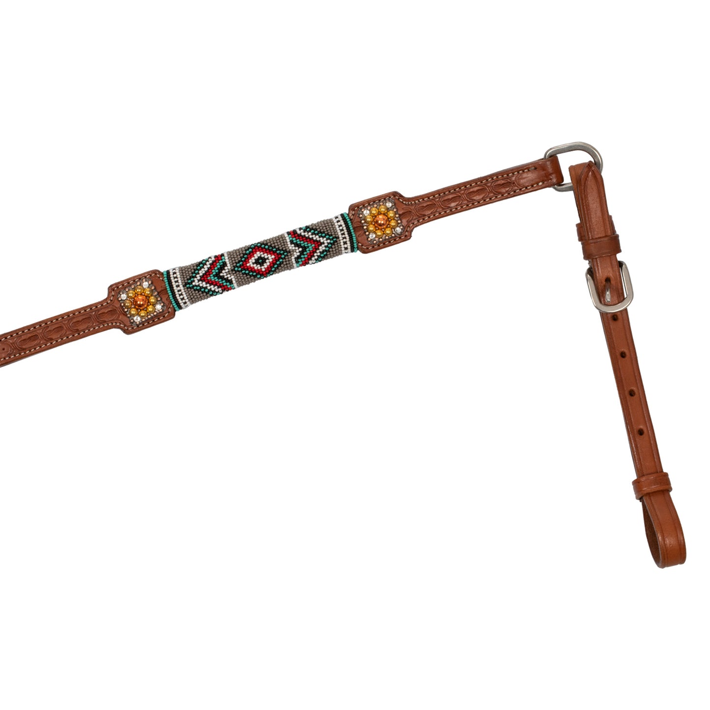 Pool's breastcollar with navajo beaded decorations PLH02007