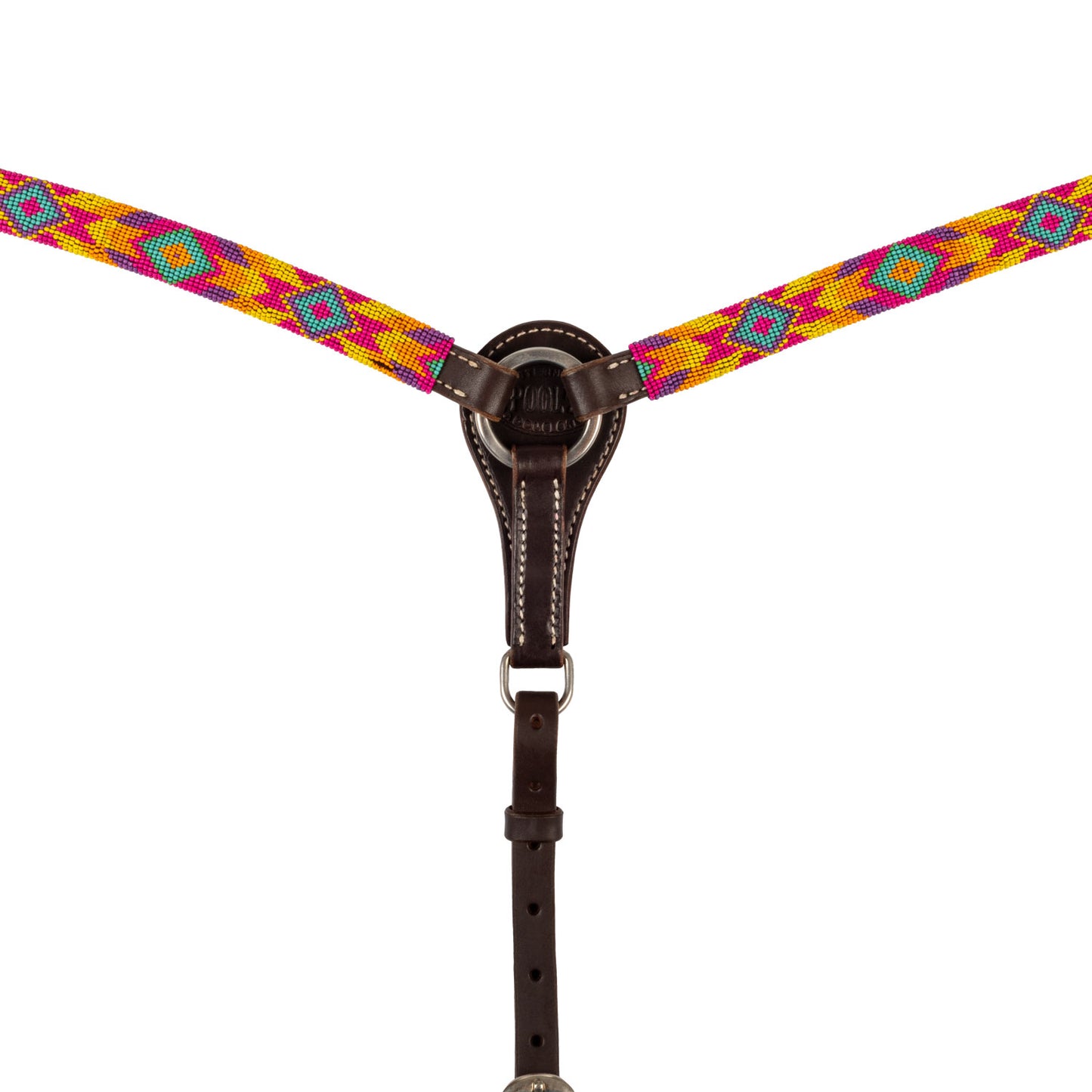 Pool's multicolor beaded western oil breastplate PLH02021
