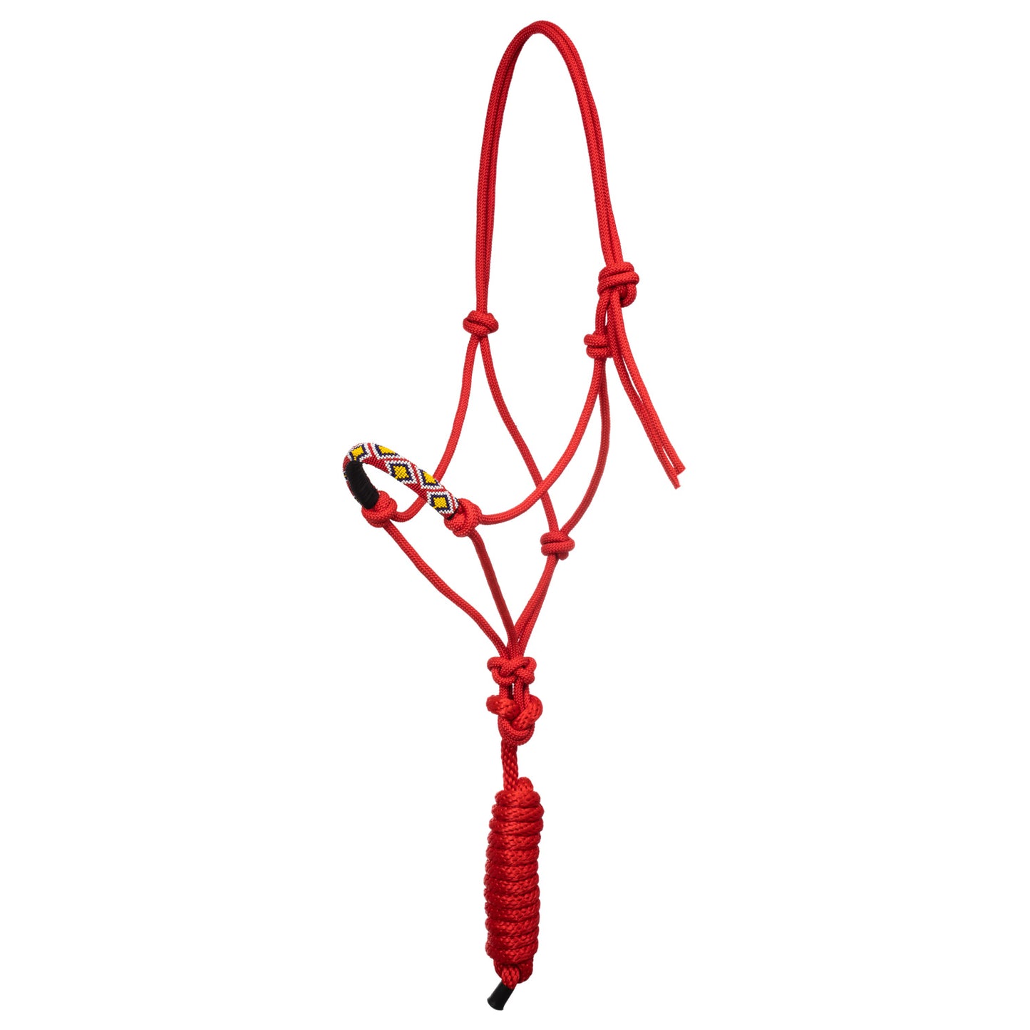 Pool's navajo knot halter with lead PLH03000