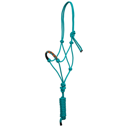 Pool's navajo knot halter with lead PLH03000