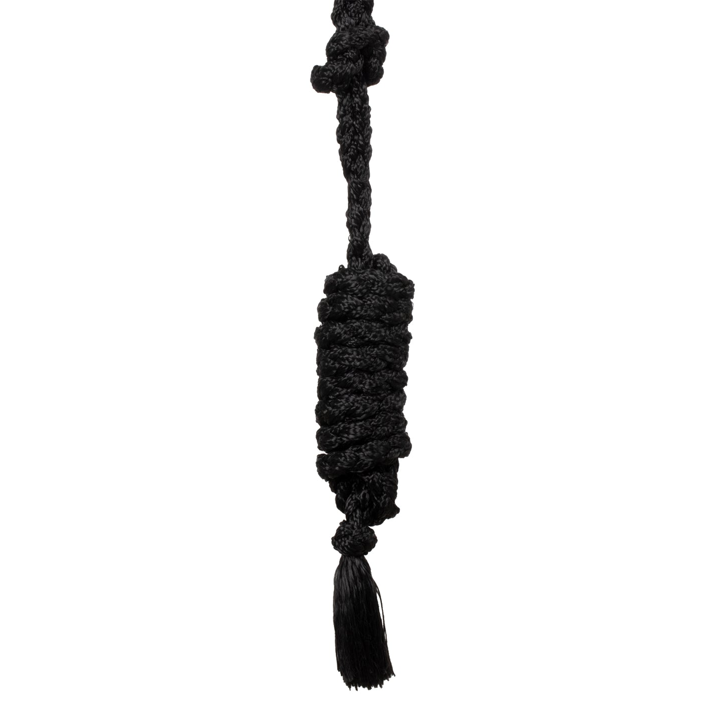 Pool's rope halter with  hand worked leather insert PLH03004