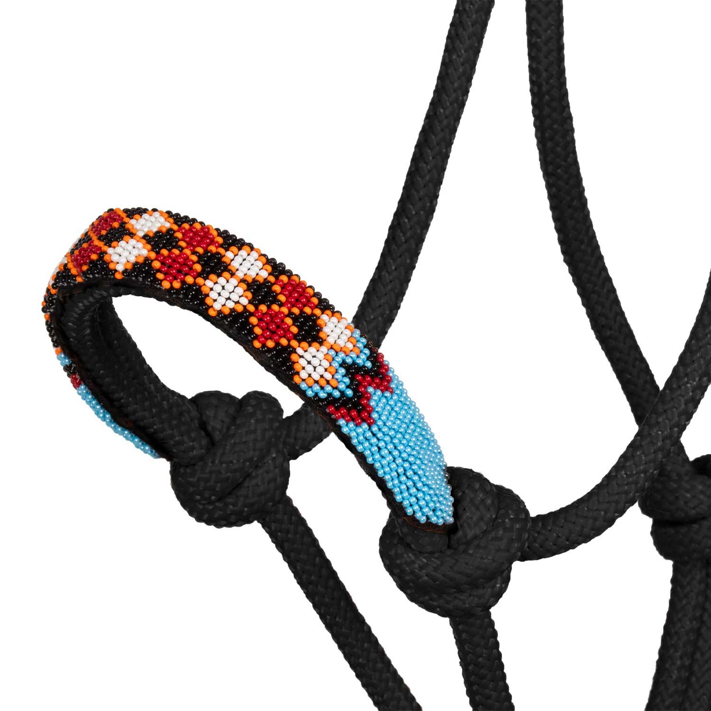 Pool's knot halter with lead PLH03010