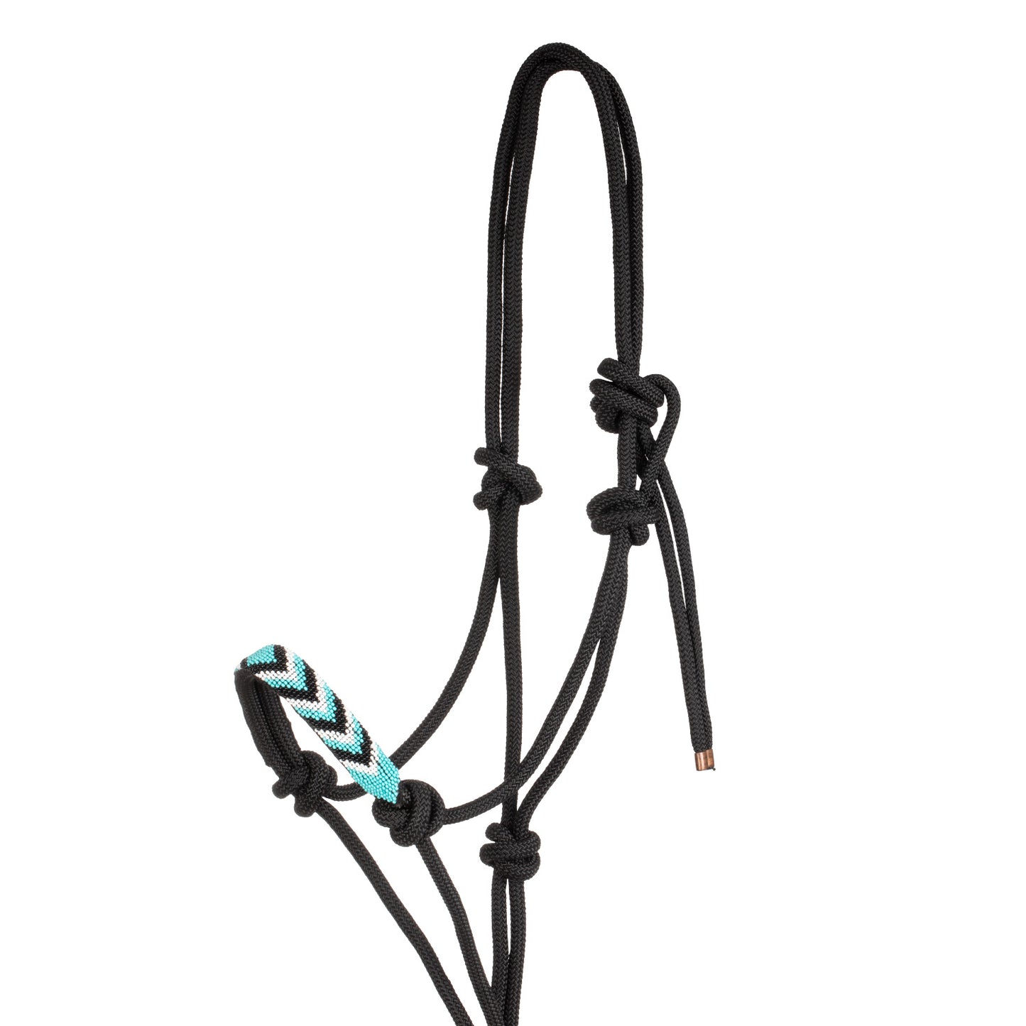 Pool's rope halter with  decorations with lead PLH03011