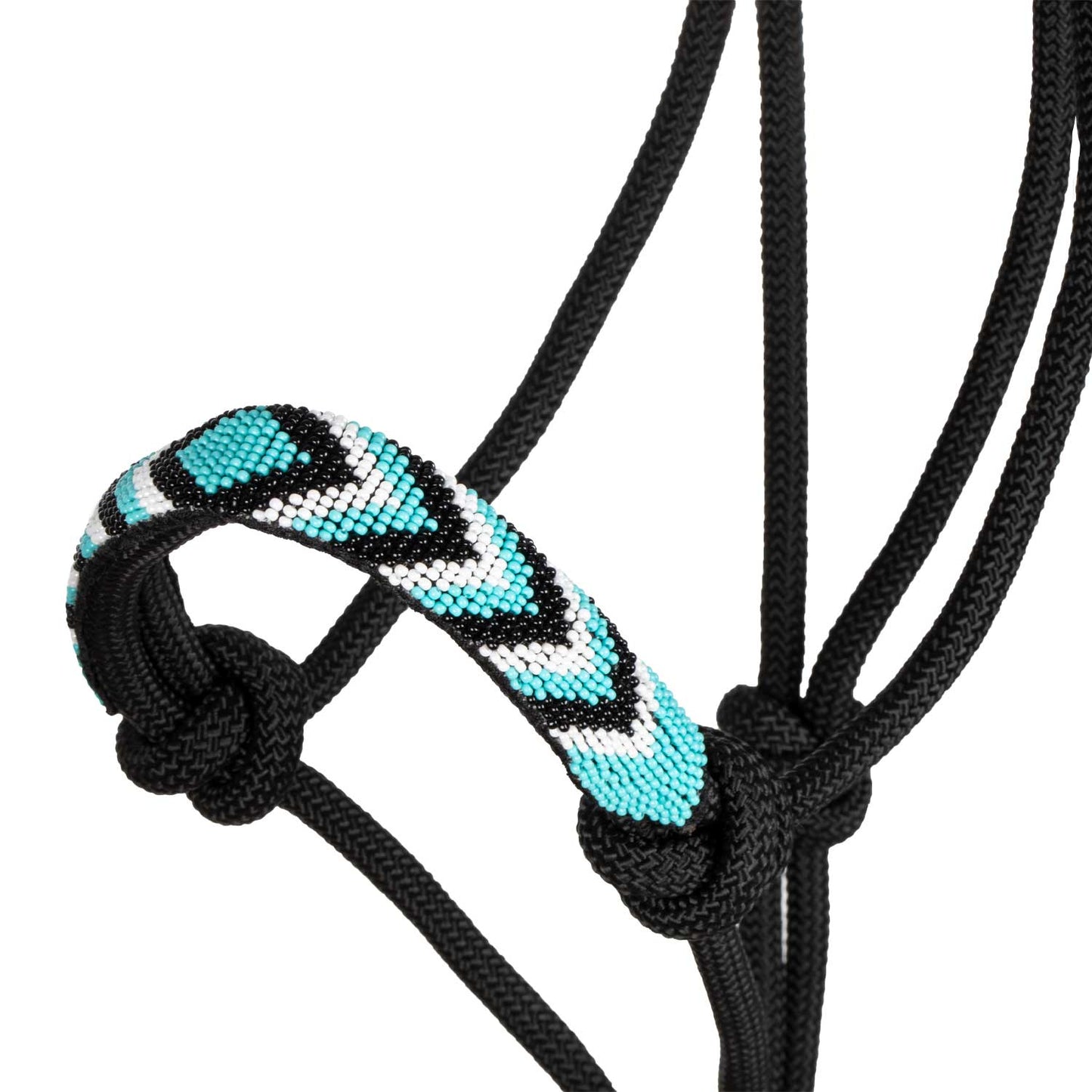 Pool's rope halter with  decorations with lead PLH03011