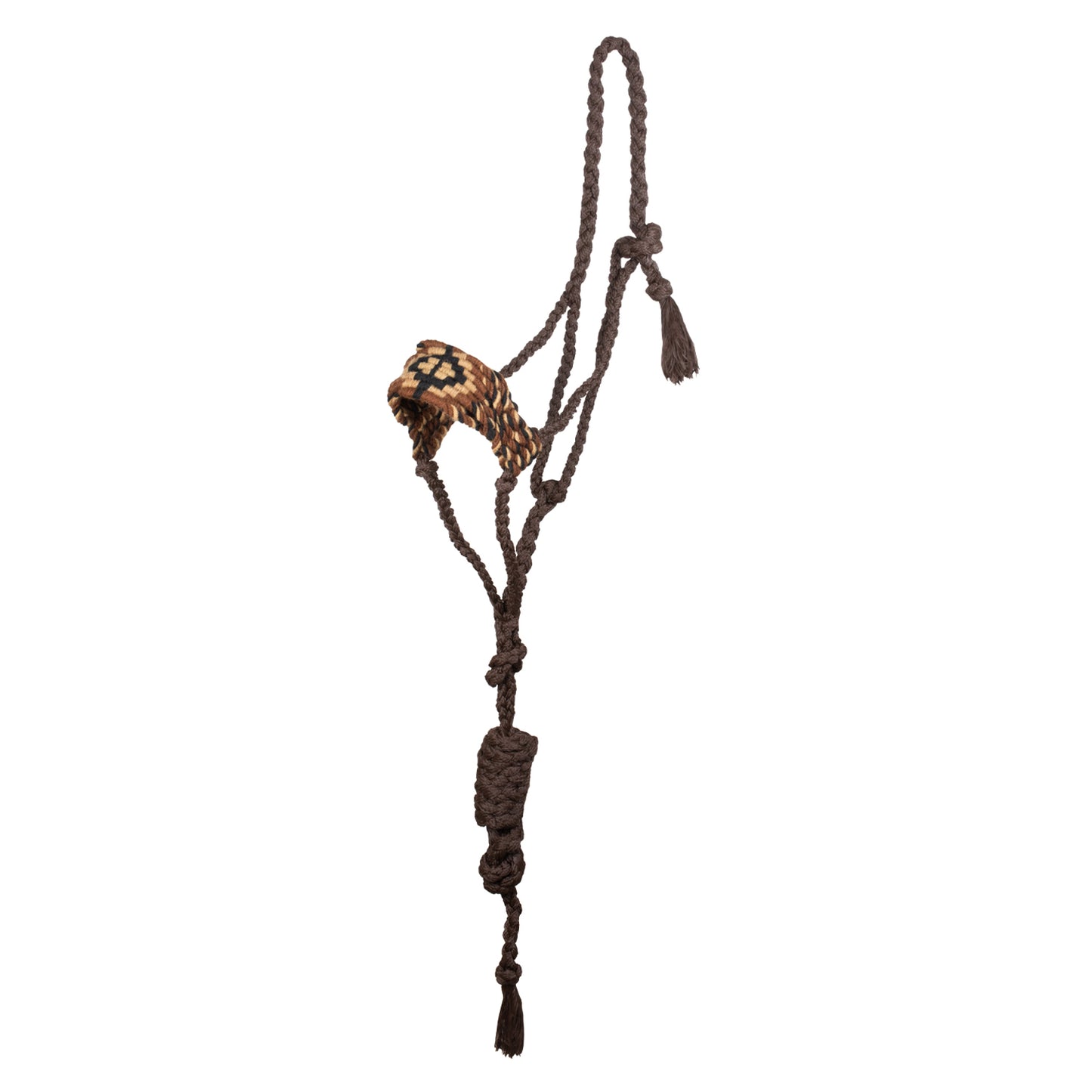 Pool's diamond deisgn mohair rope halter PLH03013