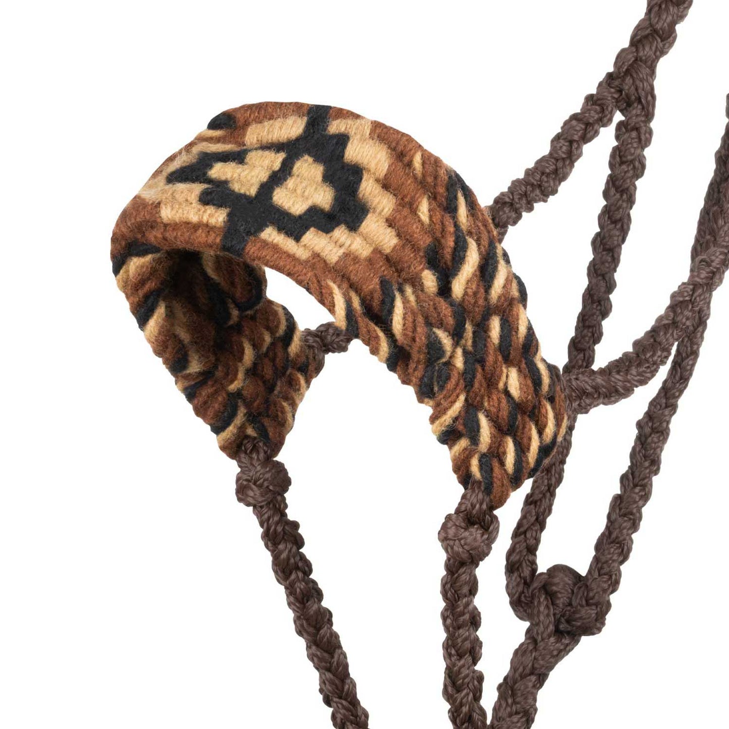 Pool's diamond deisgn mohair rope halter PLH03013